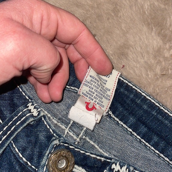 True Religion Julie Big T Straight Leg Jeans - Picture 6 of 8